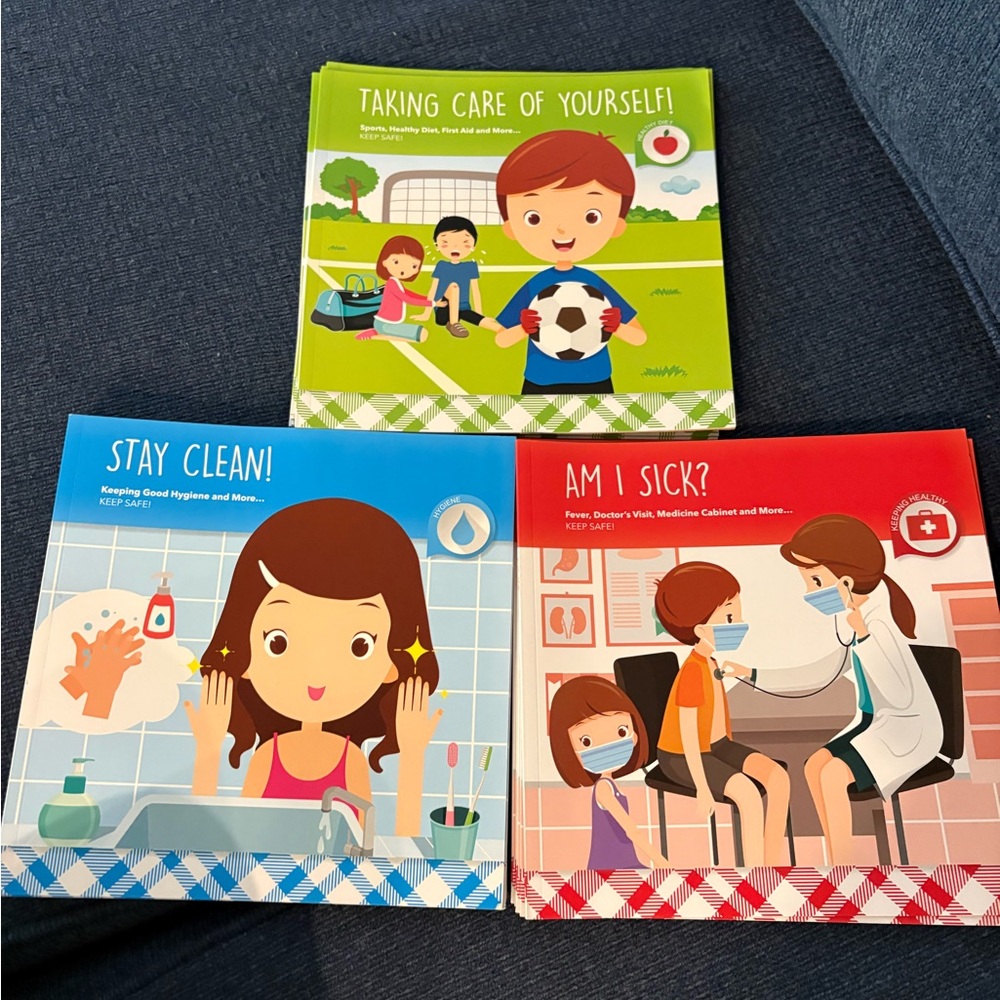 Children's Educational Book Set - Self Care